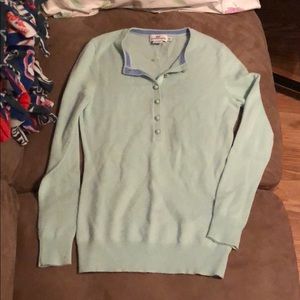 Vineyard Vines 100% cashmere Light Green / Teal Sweater